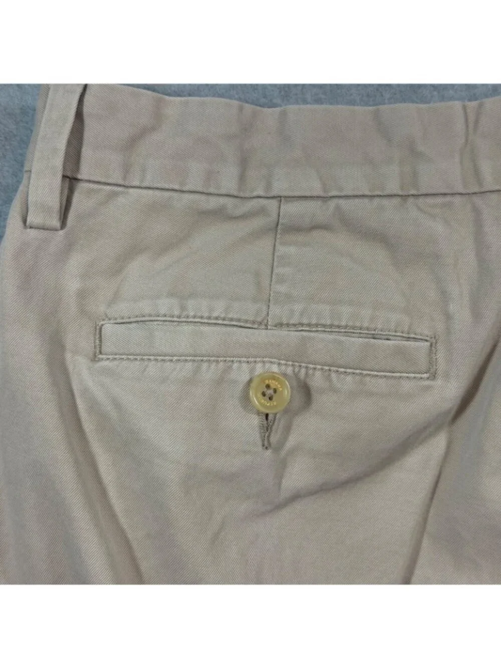 Banana Republic Gavin Chino Pants Men 34x32 Beige Khaki Straight Casual Cotton